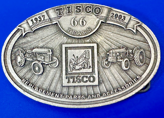 Tisco Farm Tractor Replacement Parts and Accessories vintage 2003 belt buckle