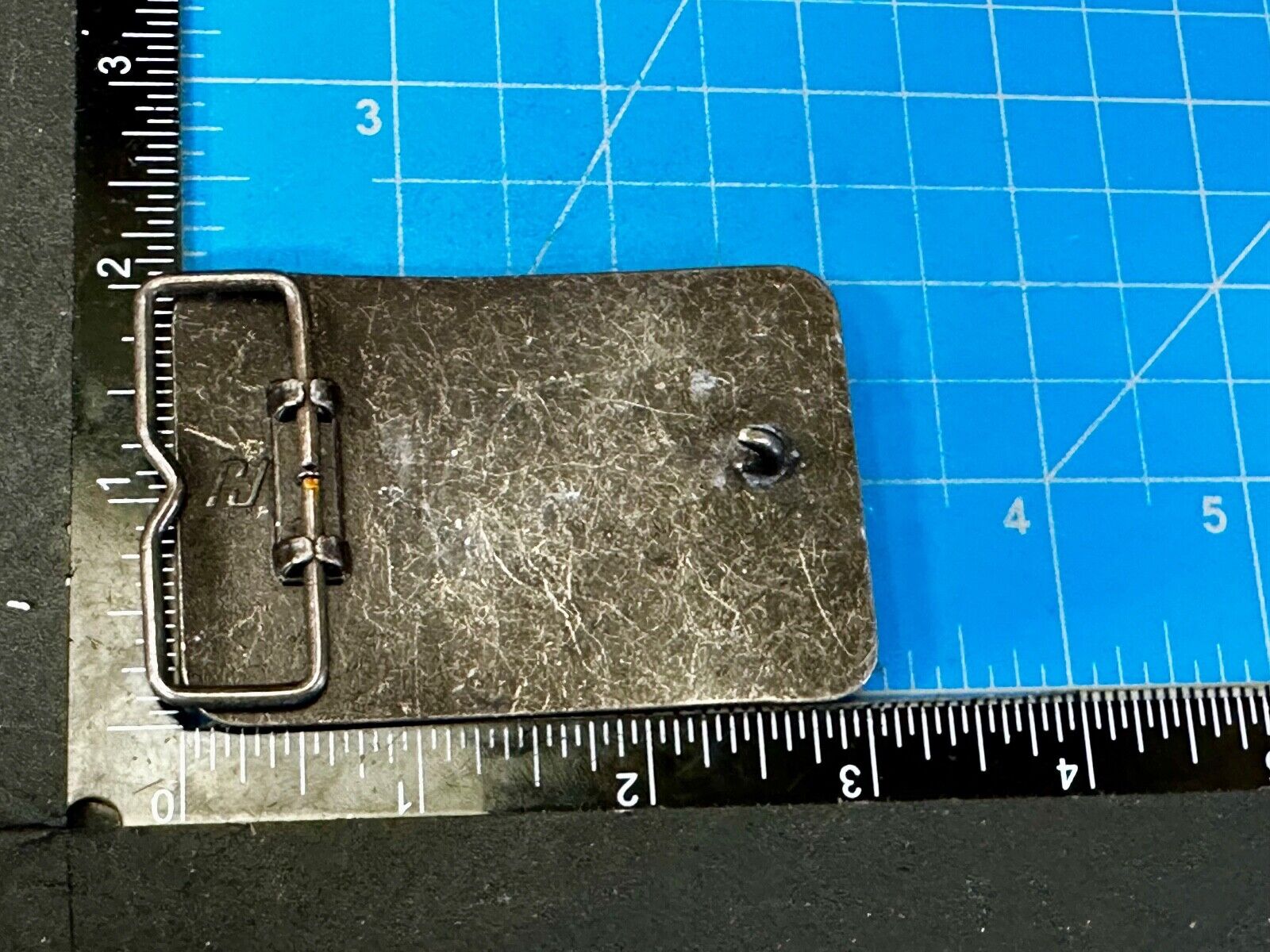 Austin Texas Distributing and Manufacturing 1987 Advertisement Promo Belt Buckle
