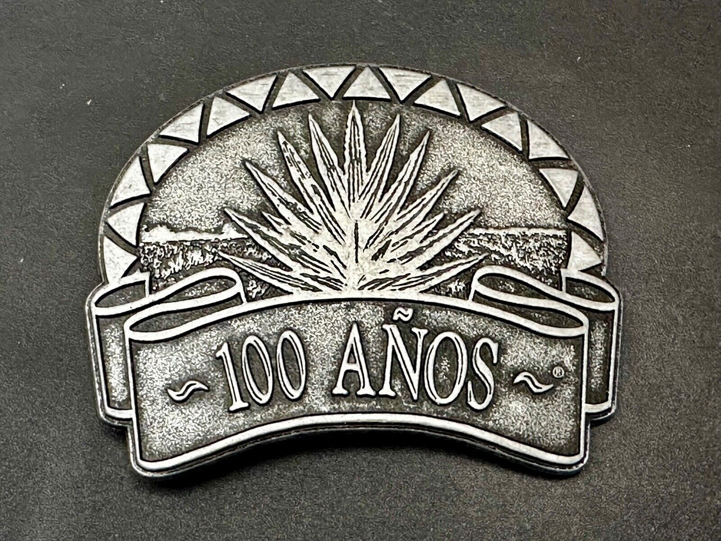 100 Anos Tequila Booze Advertisement Hundred Years Belt Buckle