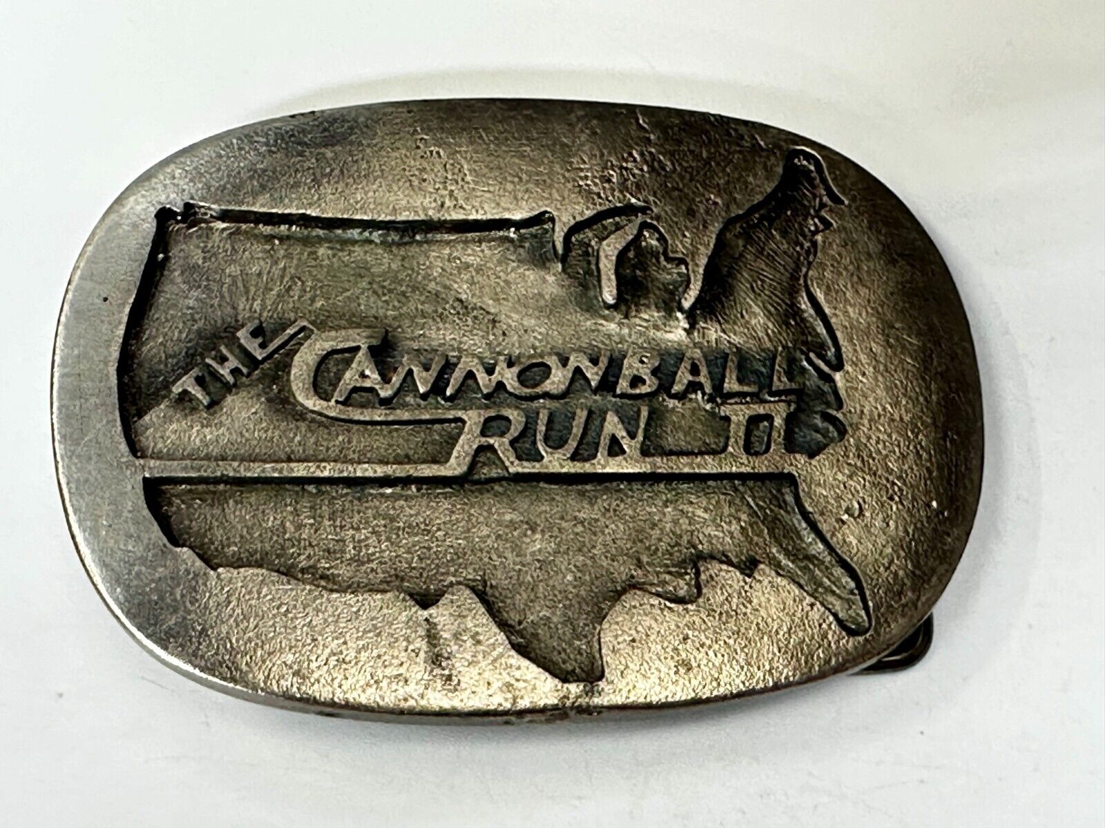 The Cannonball Run II 2 Movie Crew Gift Promo Hal Needham Belt Buckle