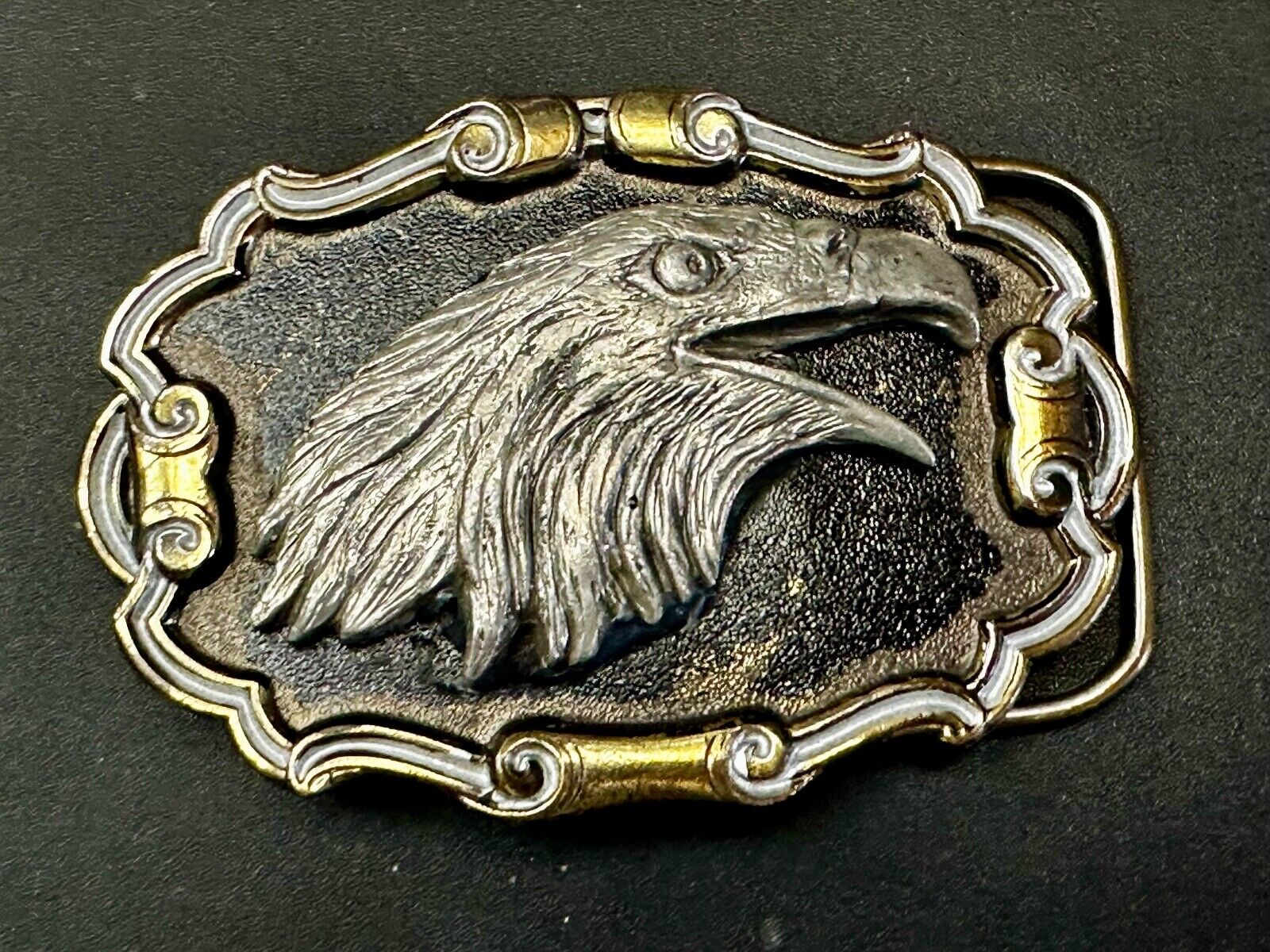 American Bald Eagle Head Belt Buckle by The Great American Buckle Co