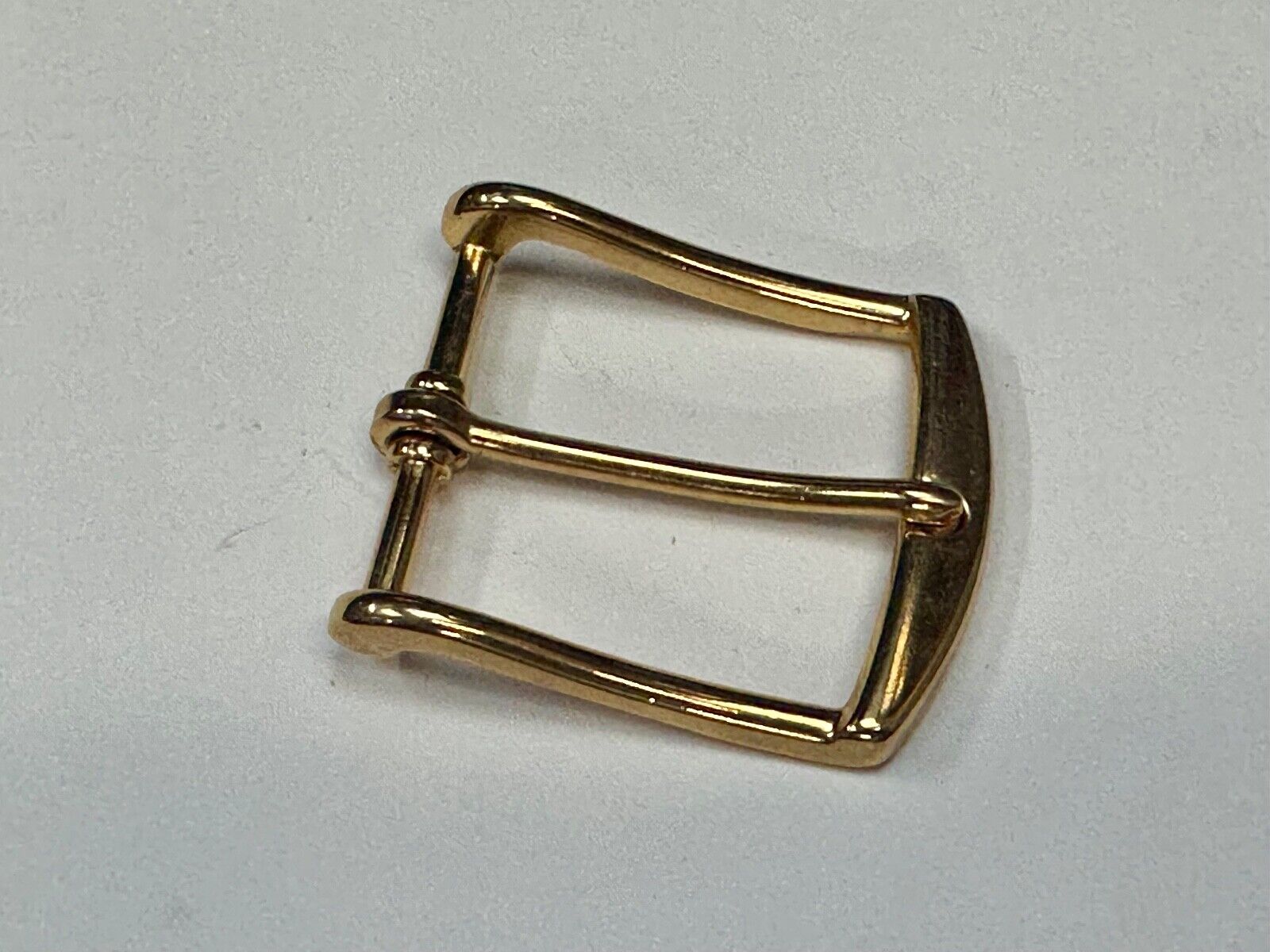 Vintage gold tone replacement belt buckle marked W