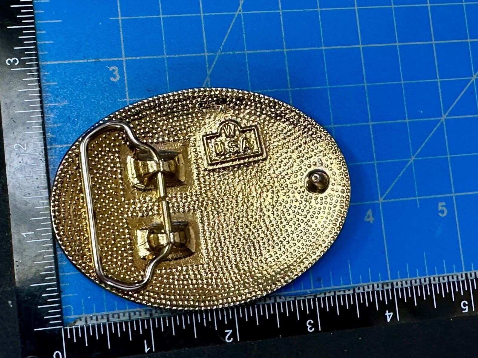Beautiful Rose - Vintage mixed metal Western flower swirl theme Belt Buckle - W