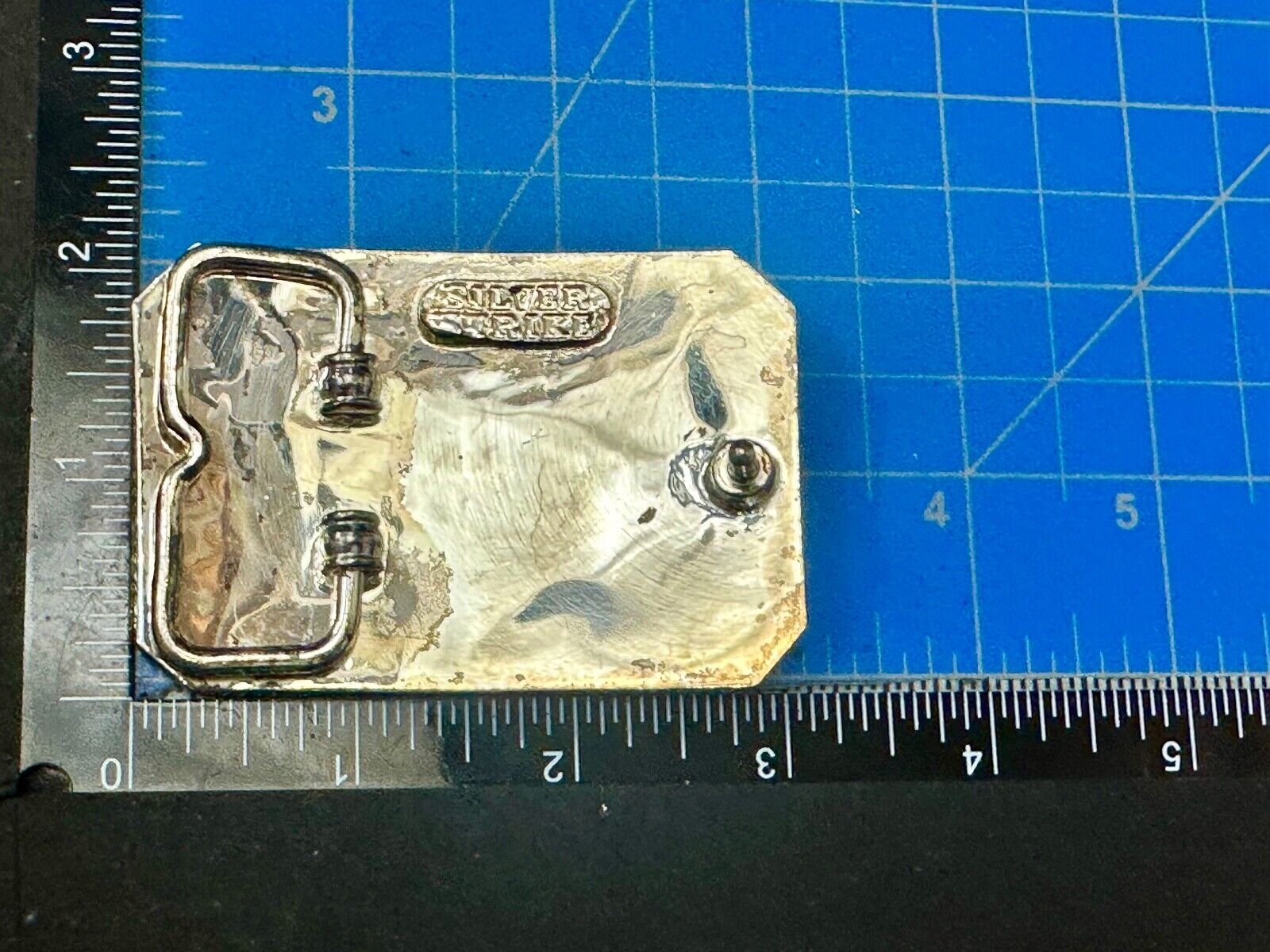 Texas Longhorn - Vintage Silver Strike Ornate Belt Buckle