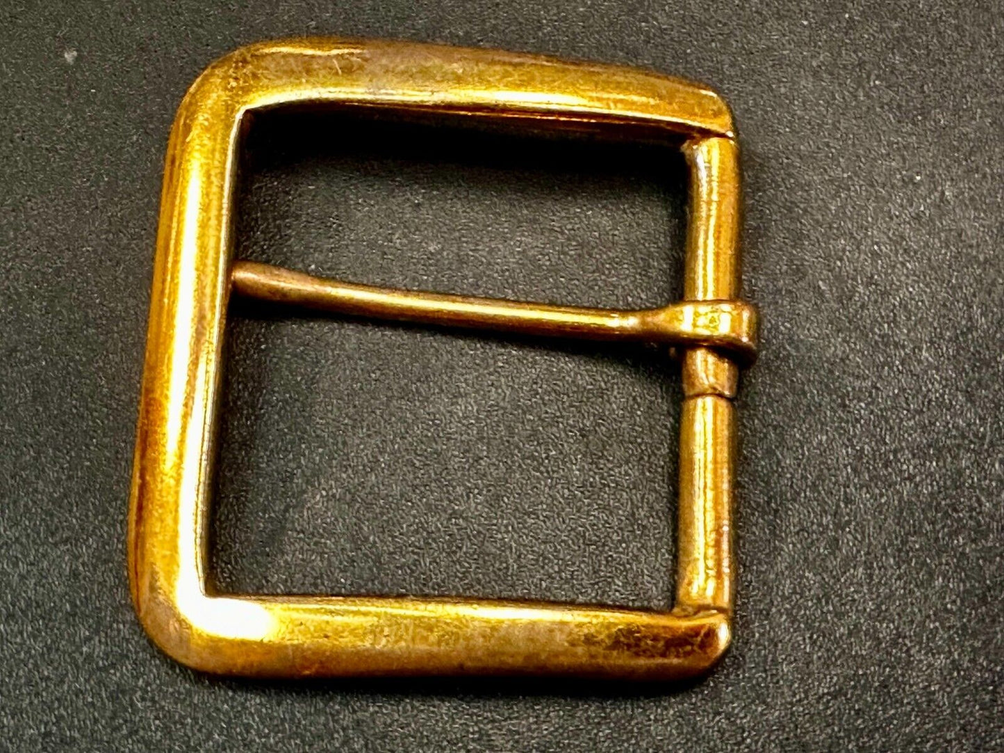 2" Wide Vintage Brass Tone Replacement Belt Buckle