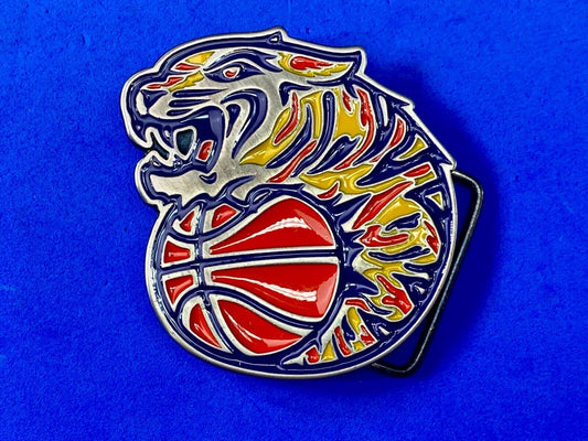  Tigers Basketball Mqpoel Holon Belt Buckle Made In Isreal Cbaka 
