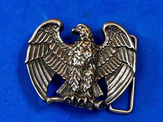 Vintage Avon American Eagle Patriotic Metal / Silver Tone Belt Buckle