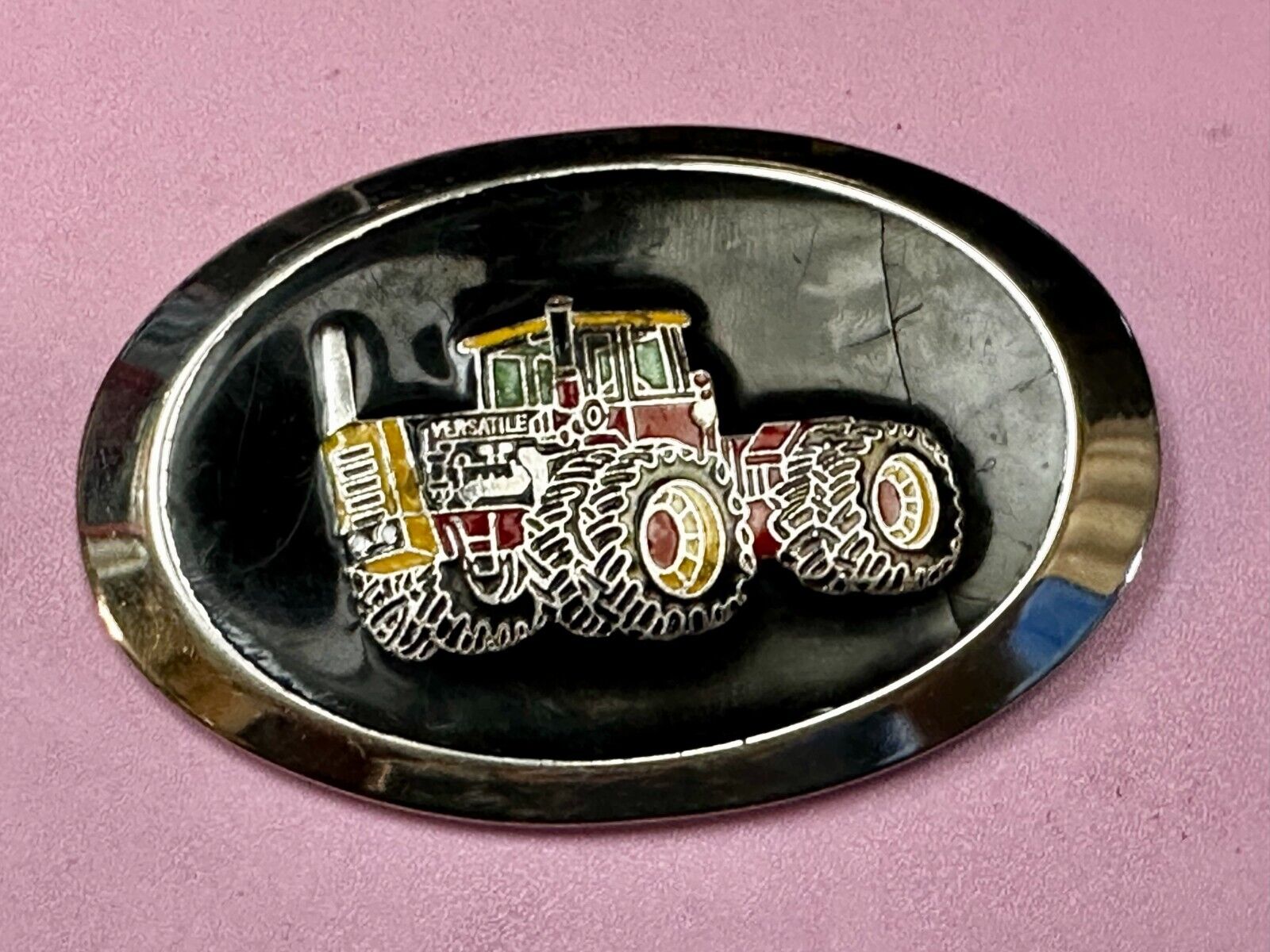 Tractor Agricultural Farm Equipment Arroyo Grande Farmers Vintage Belt Buckle