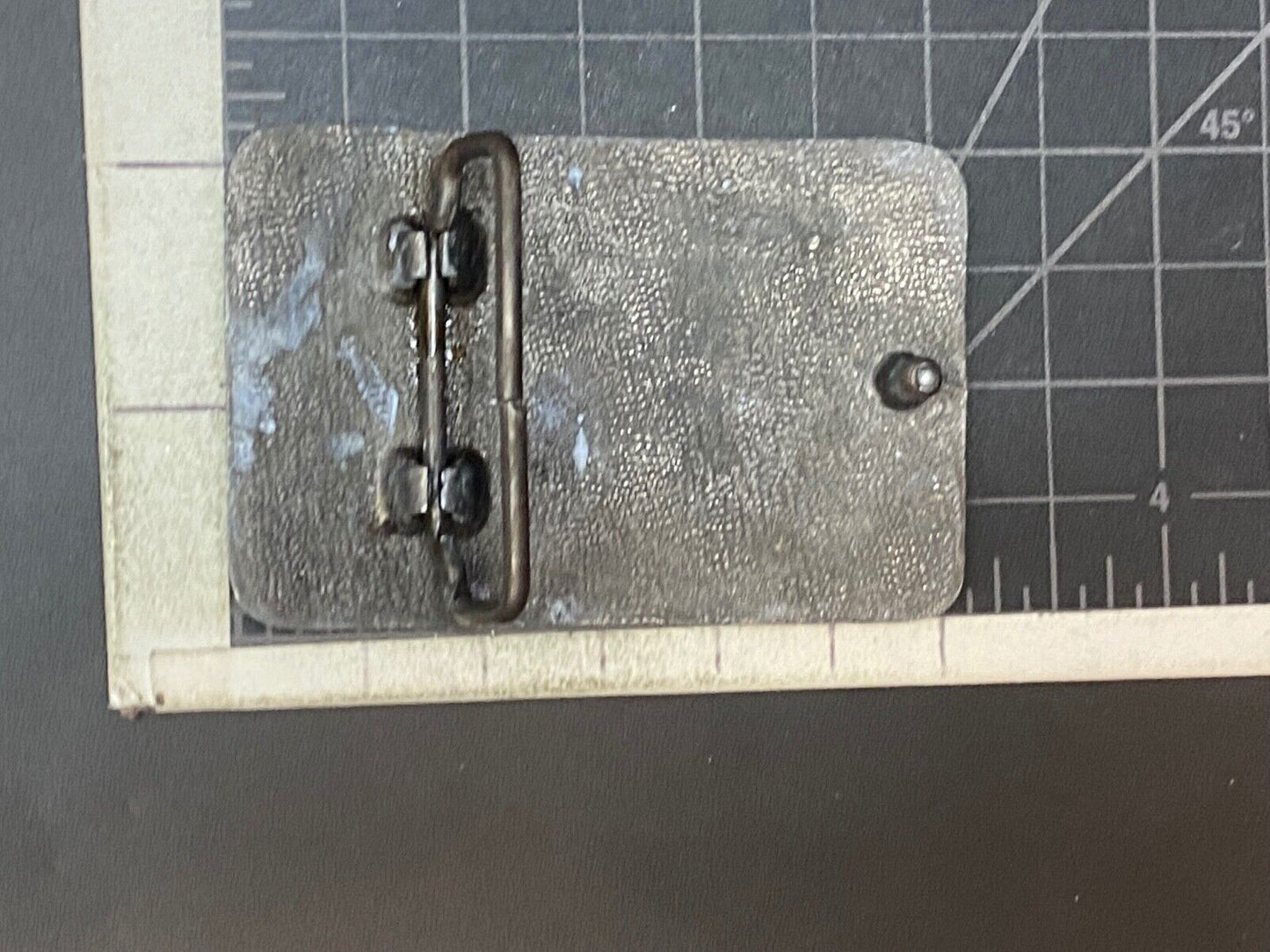 Unknown To Me! Touomskins Metal Rectangular Belt Buckle