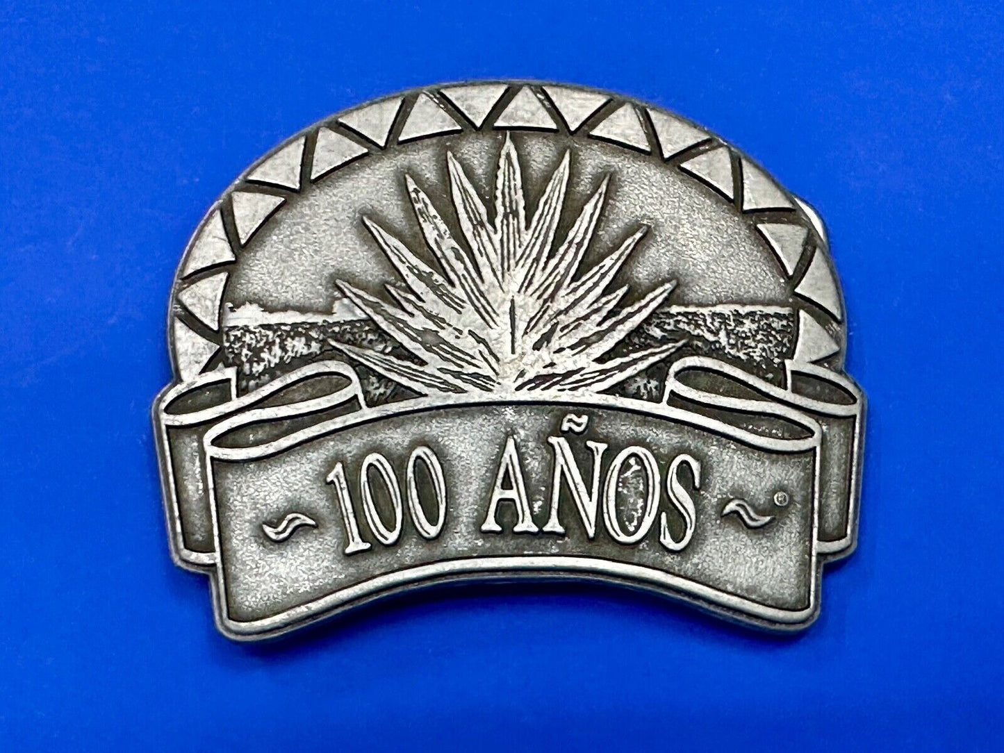 100 Anos (Years) Tequila Company Promo Advertising Belt Buckle