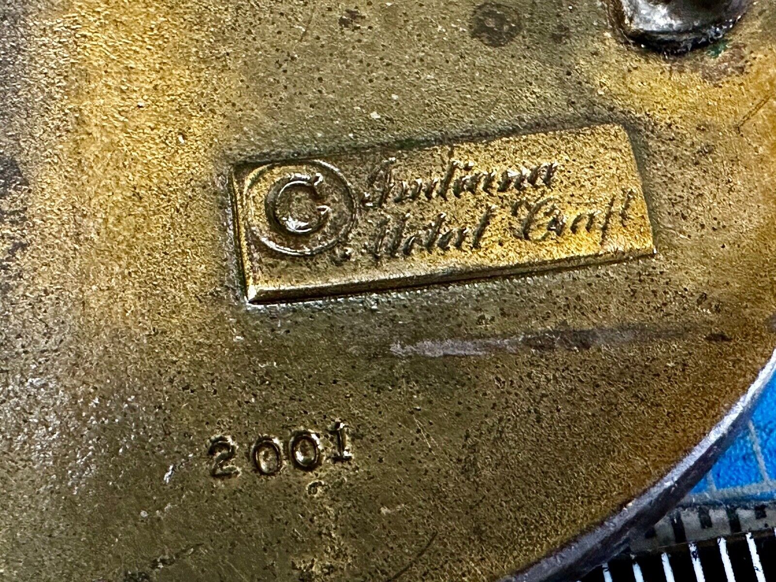 United States of America 200 Years Coin Collectors Belt Buckle 2001