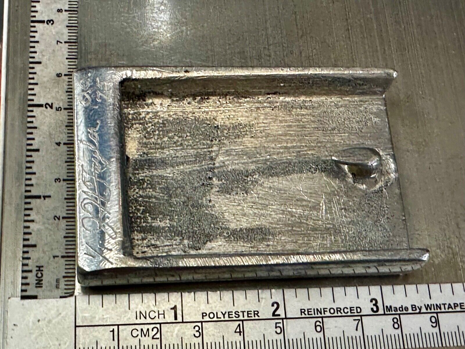 Tulsa Oklahoma City TV channel 8 Vintage J W  Taylor Custom Artisan belt buckle