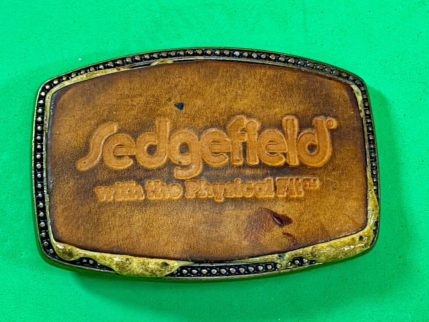 70'S Retro Sedgefield With The Physical Fit Advertisement Buckle