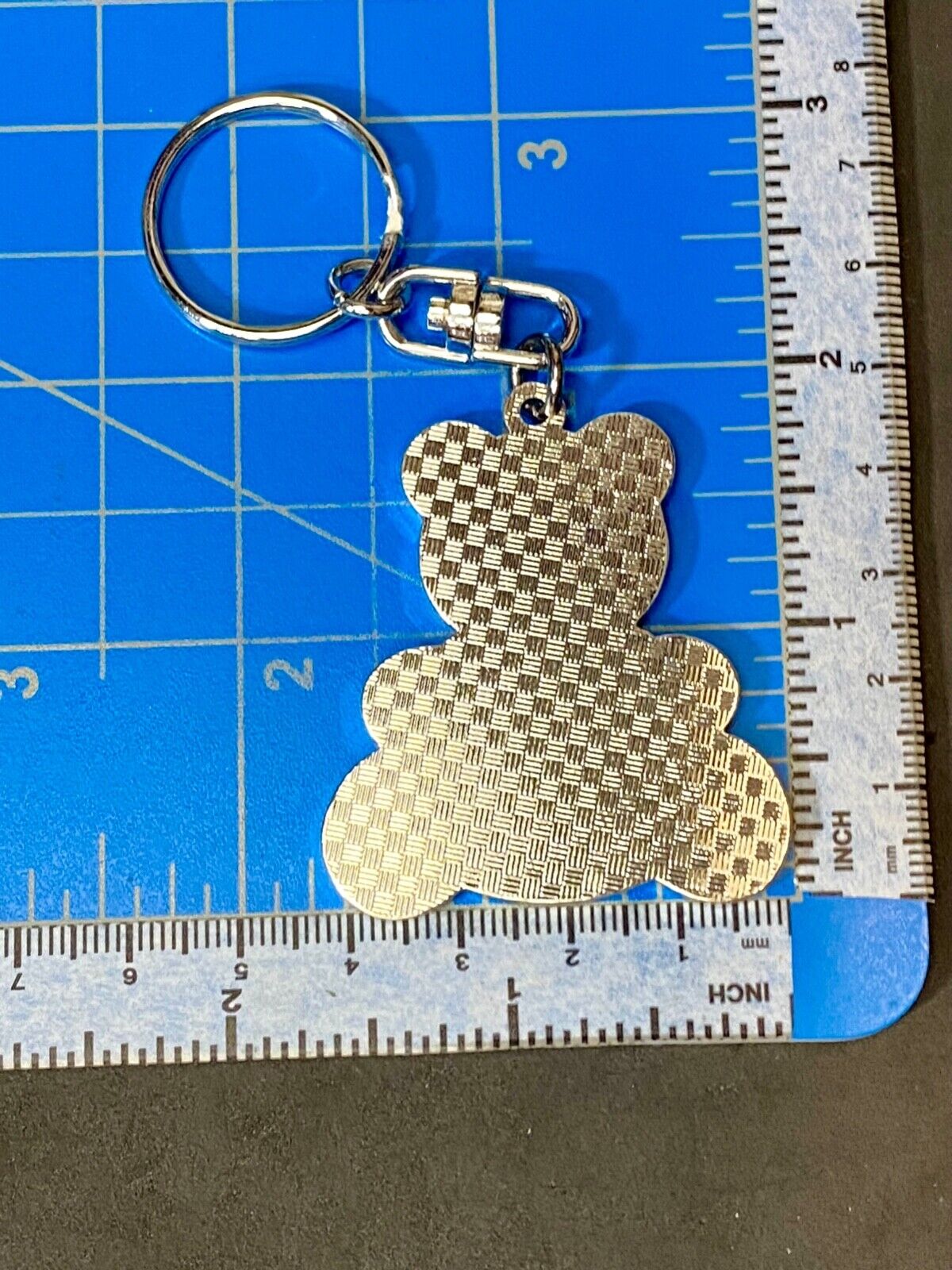 Adorable Teddy Bear holding Red Heart - Love Keychain - Key Ring Chain