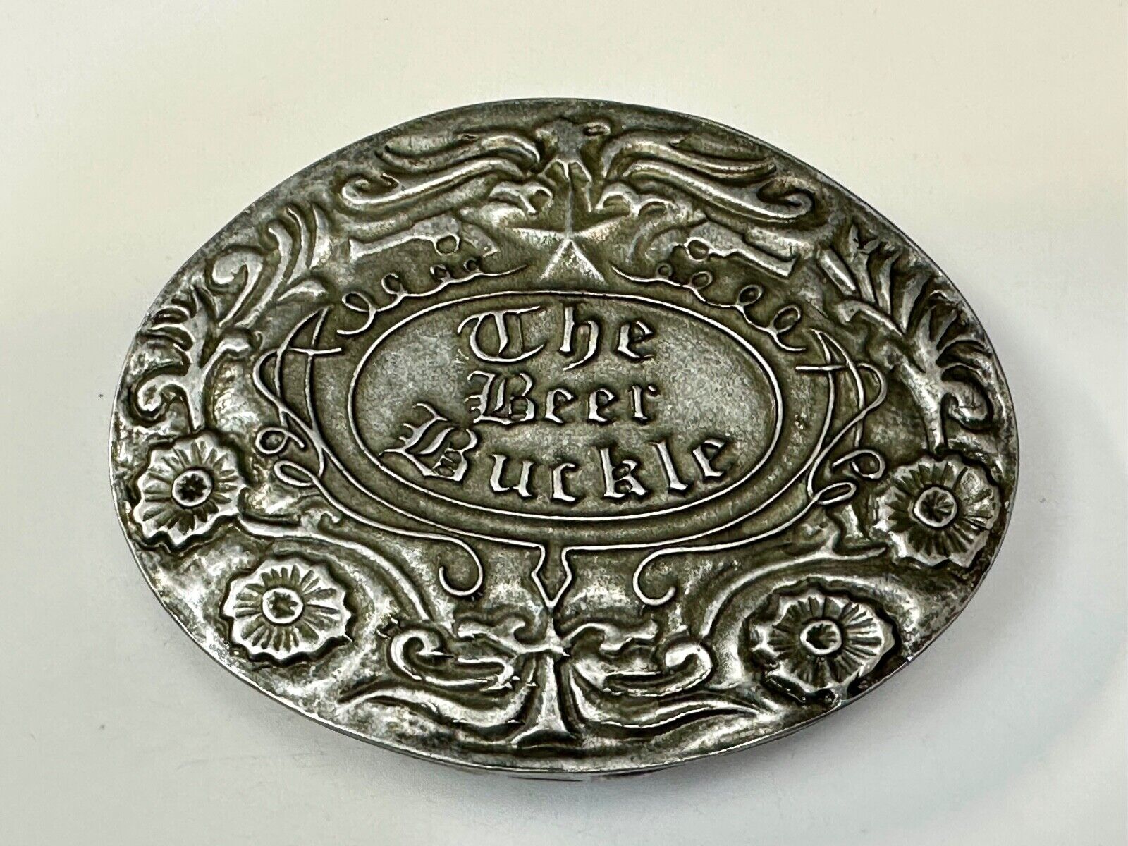 The Beer Buckle Beverage Can Holder Belt Buckle Made in USA Bev Buckle