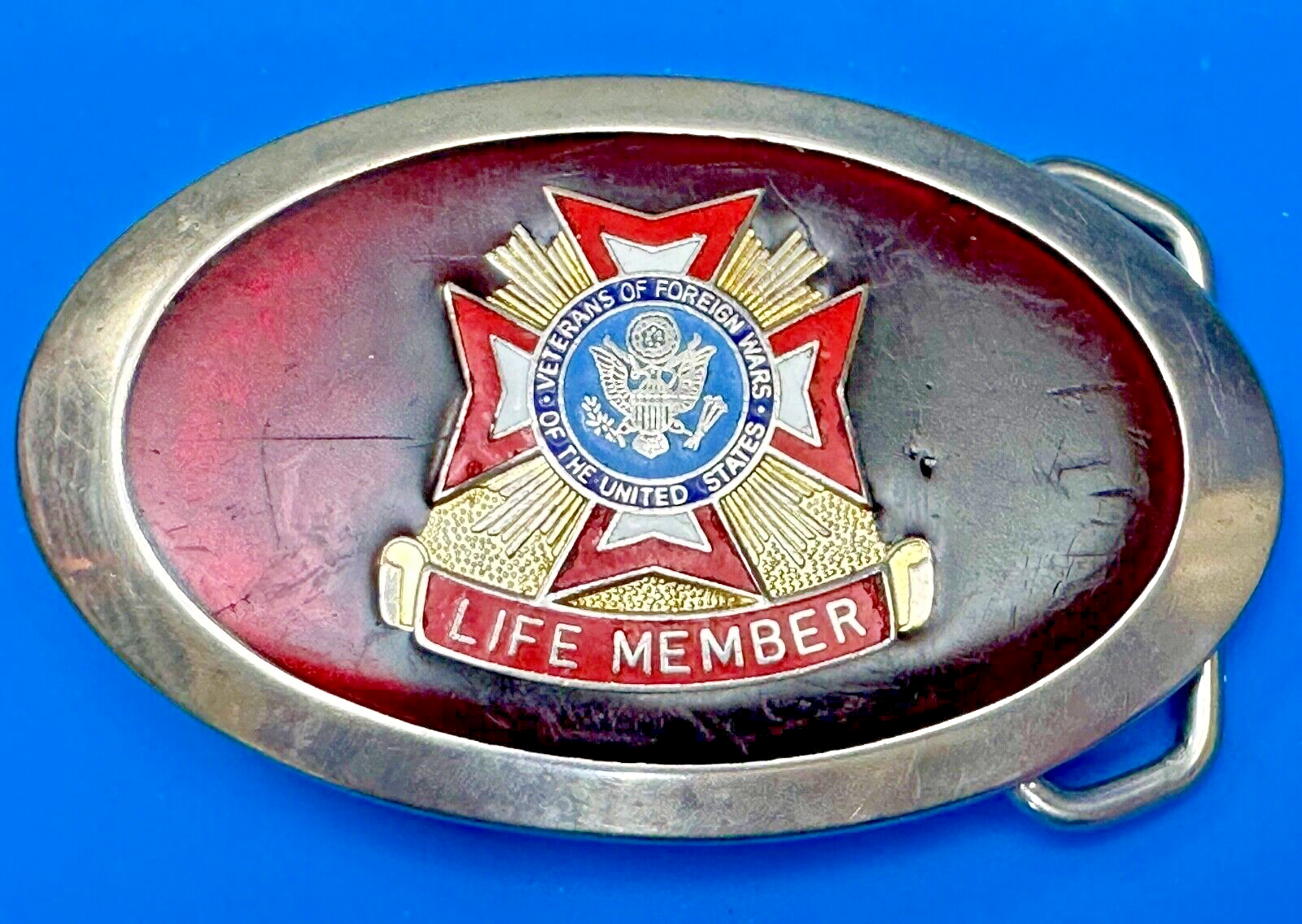 Veterans of foreign wars of the united States of America Vintage Belt Buckle VFW