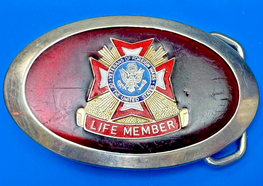 Veterans of foreign wars of the united States of America Vintage Belt Buckle VFW