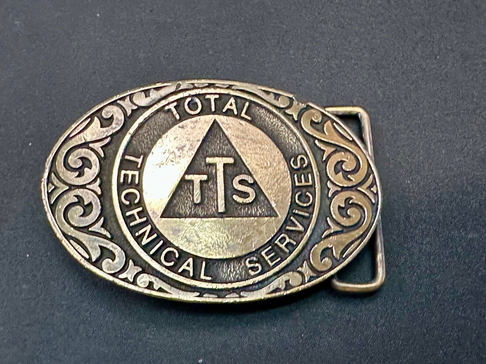 TTS Total Technical Services Vintage Western Vibe belt buckle. by CD/Hit