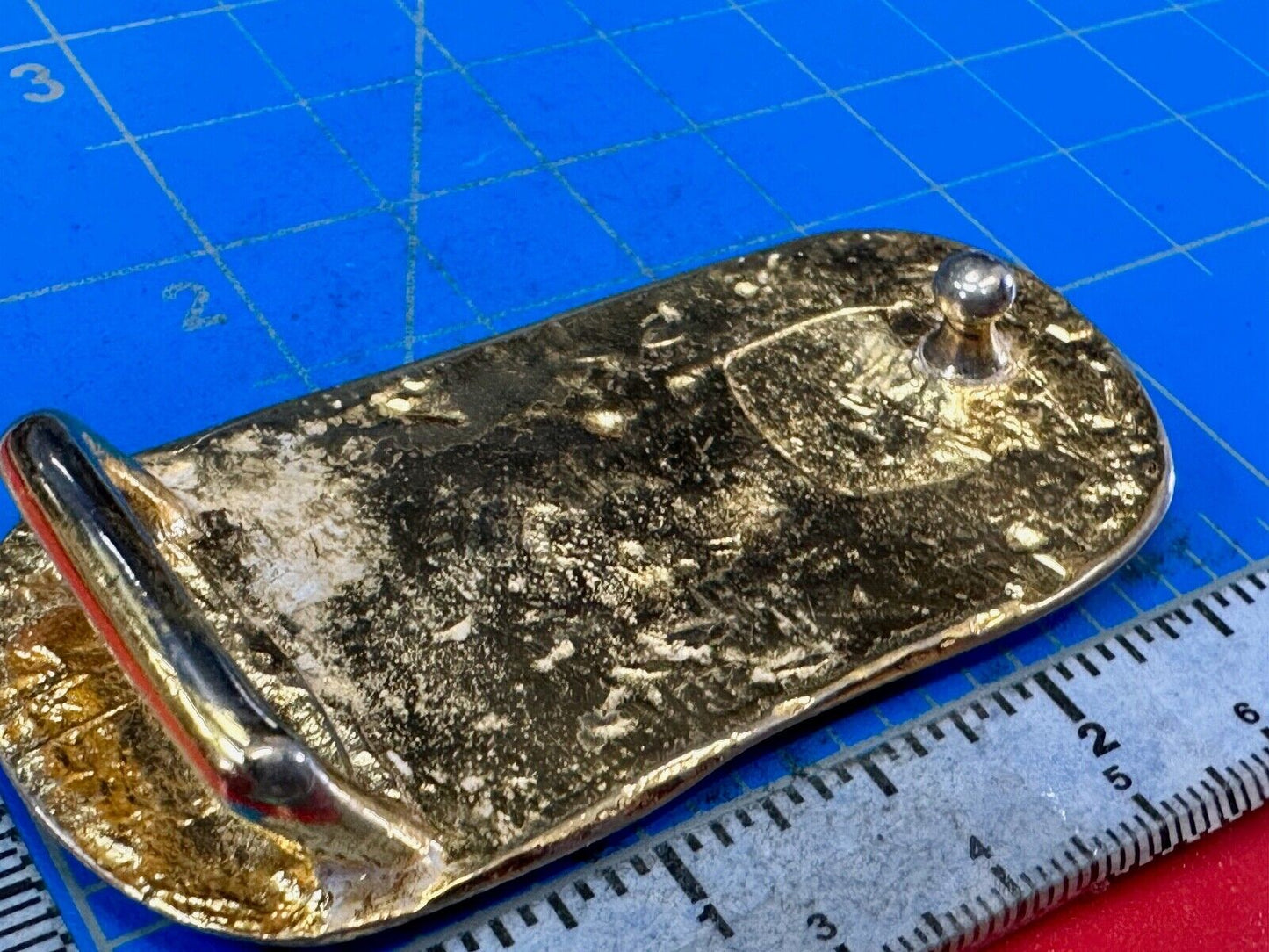 unique gold tone long skinny dress style belt buckle