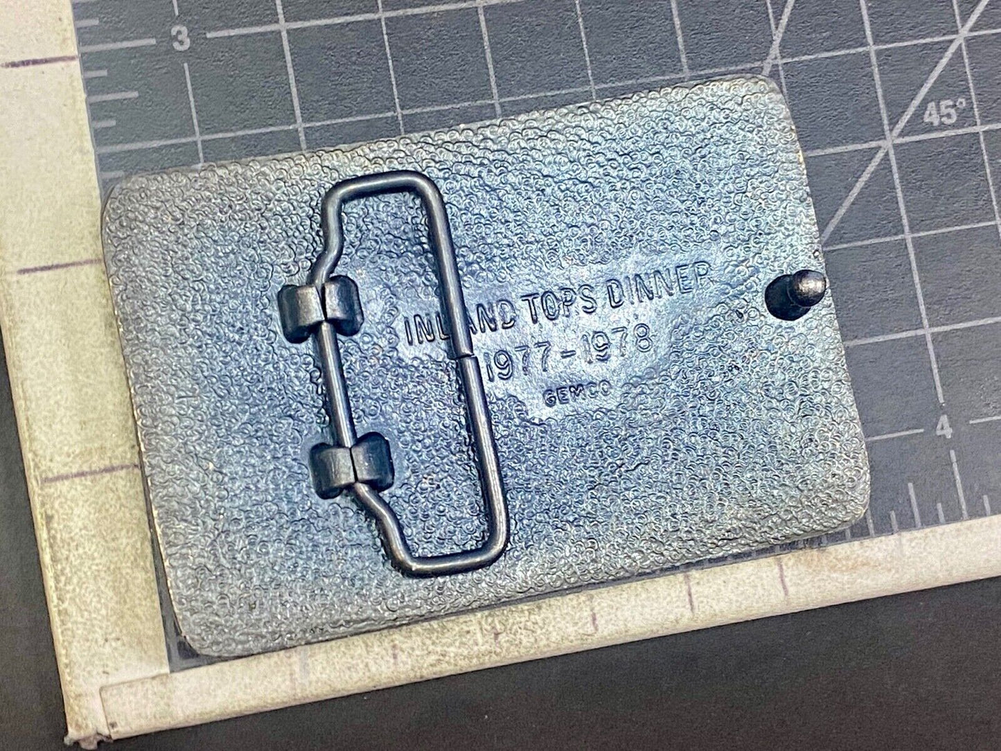 Vintage Mining Equipment - Inland Topps Diner  Semco Belt Buckle 
