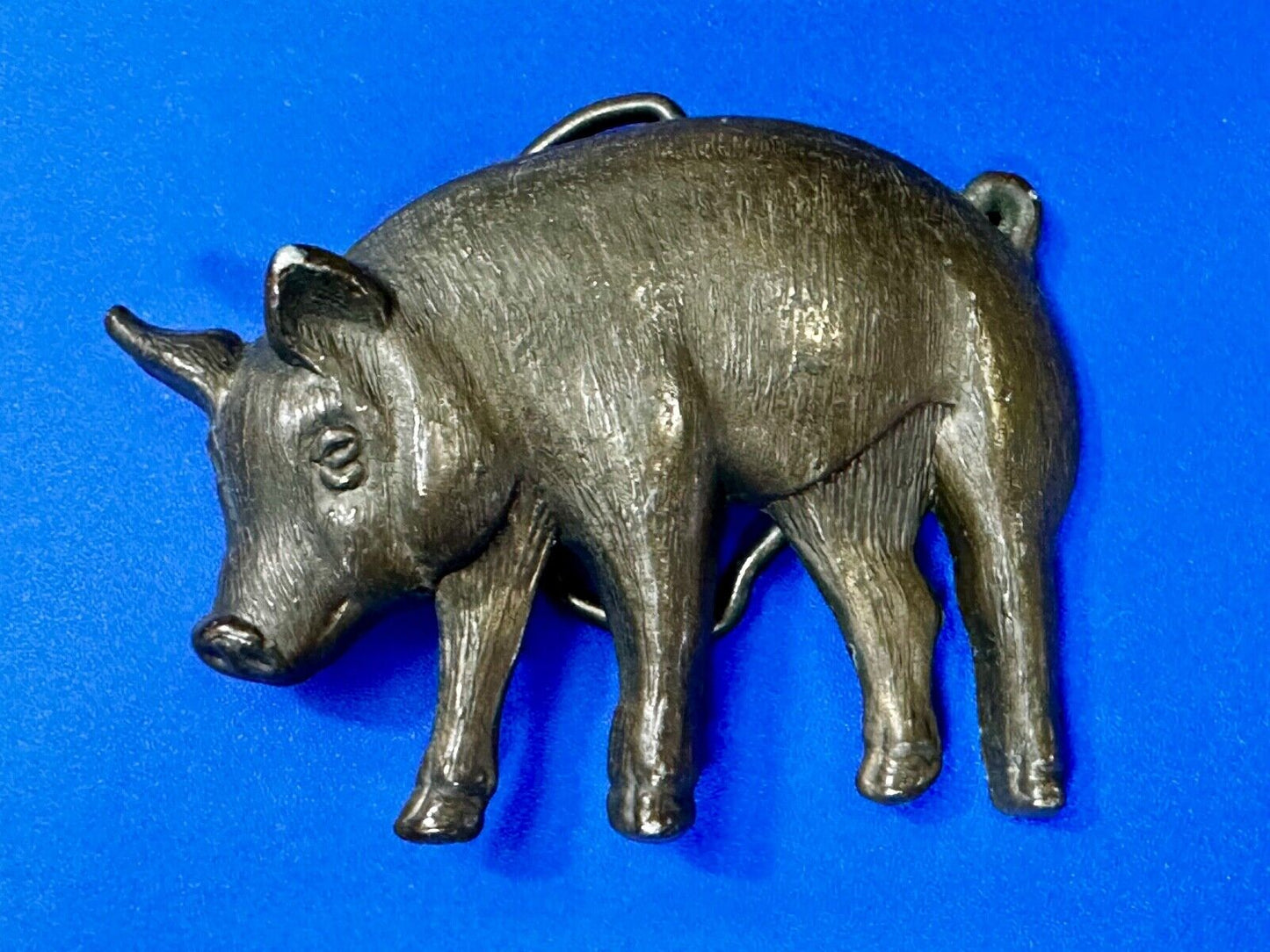 Unique Pig Hog On The Farm Cutout Swine Animal Belt Buckle number 4157