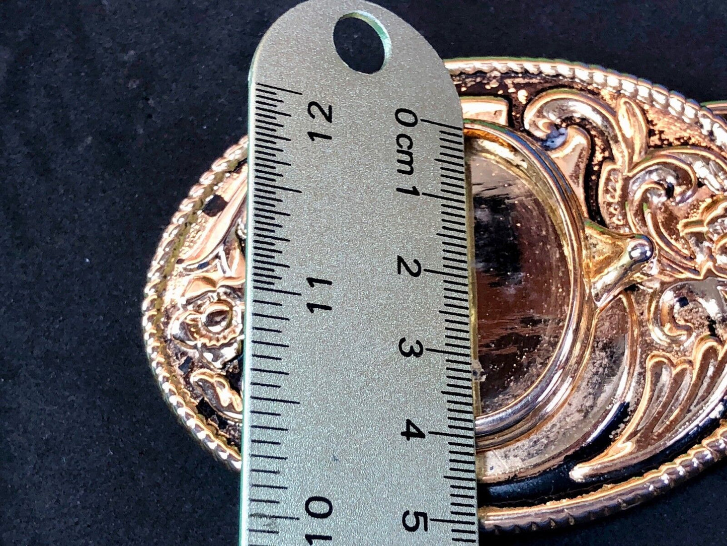 USA Made Beautiful Western Stone?  centerpiece Dress belt buckle 