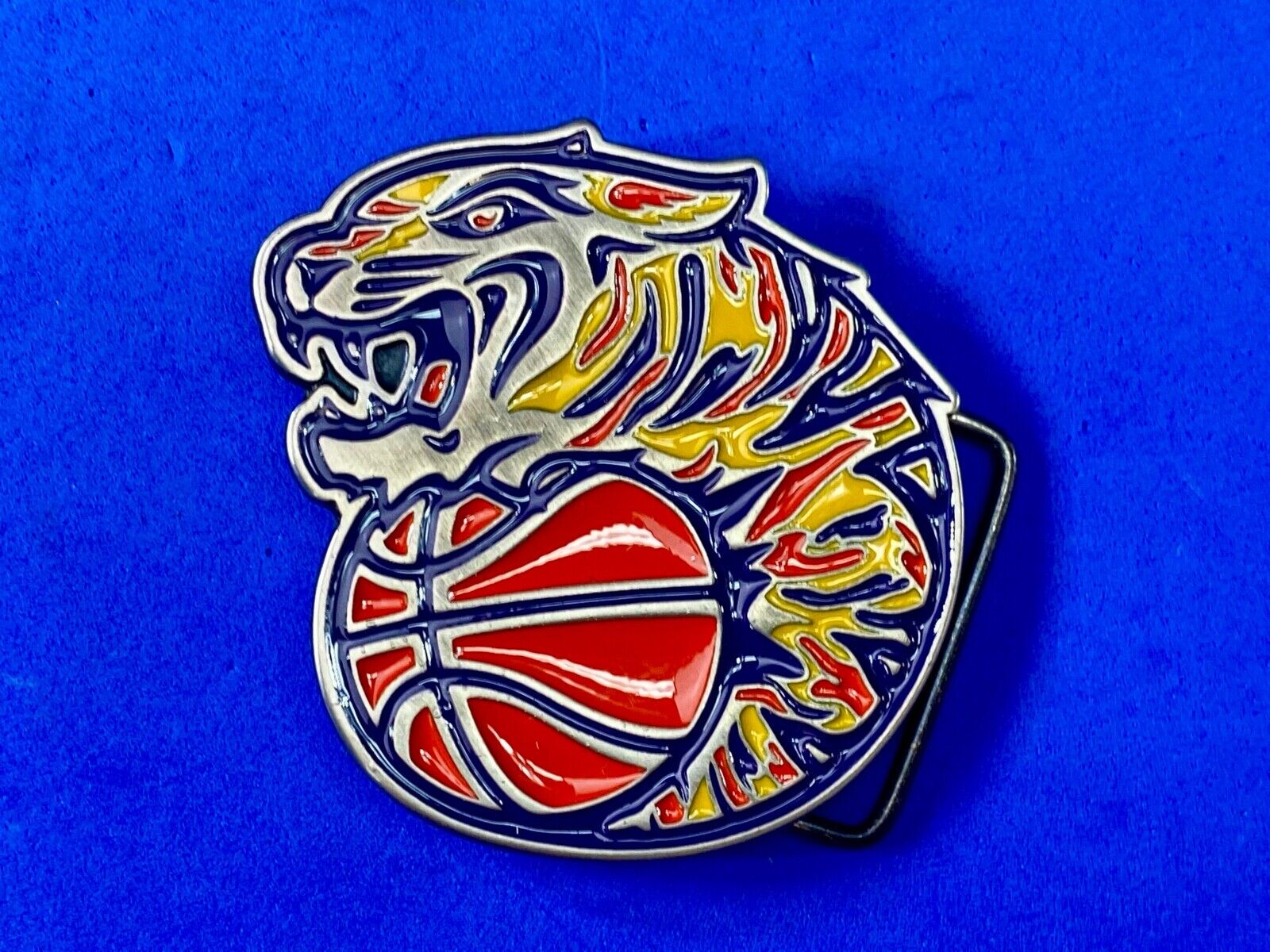  Tigers Basketball Mqpoel Holon Belt Buckle Made In Isreal Cbaka 