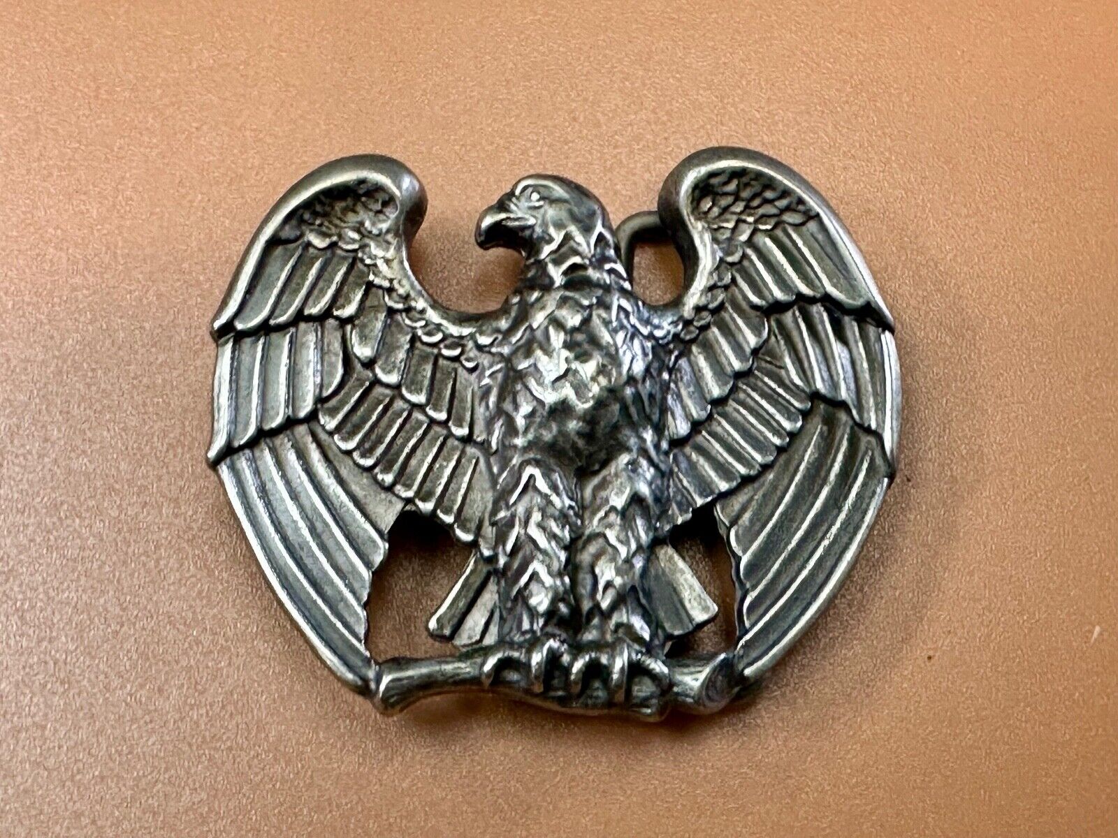 American Pride Patriotic USA Eagle Western cowboy Vintage belt buckle by Avon