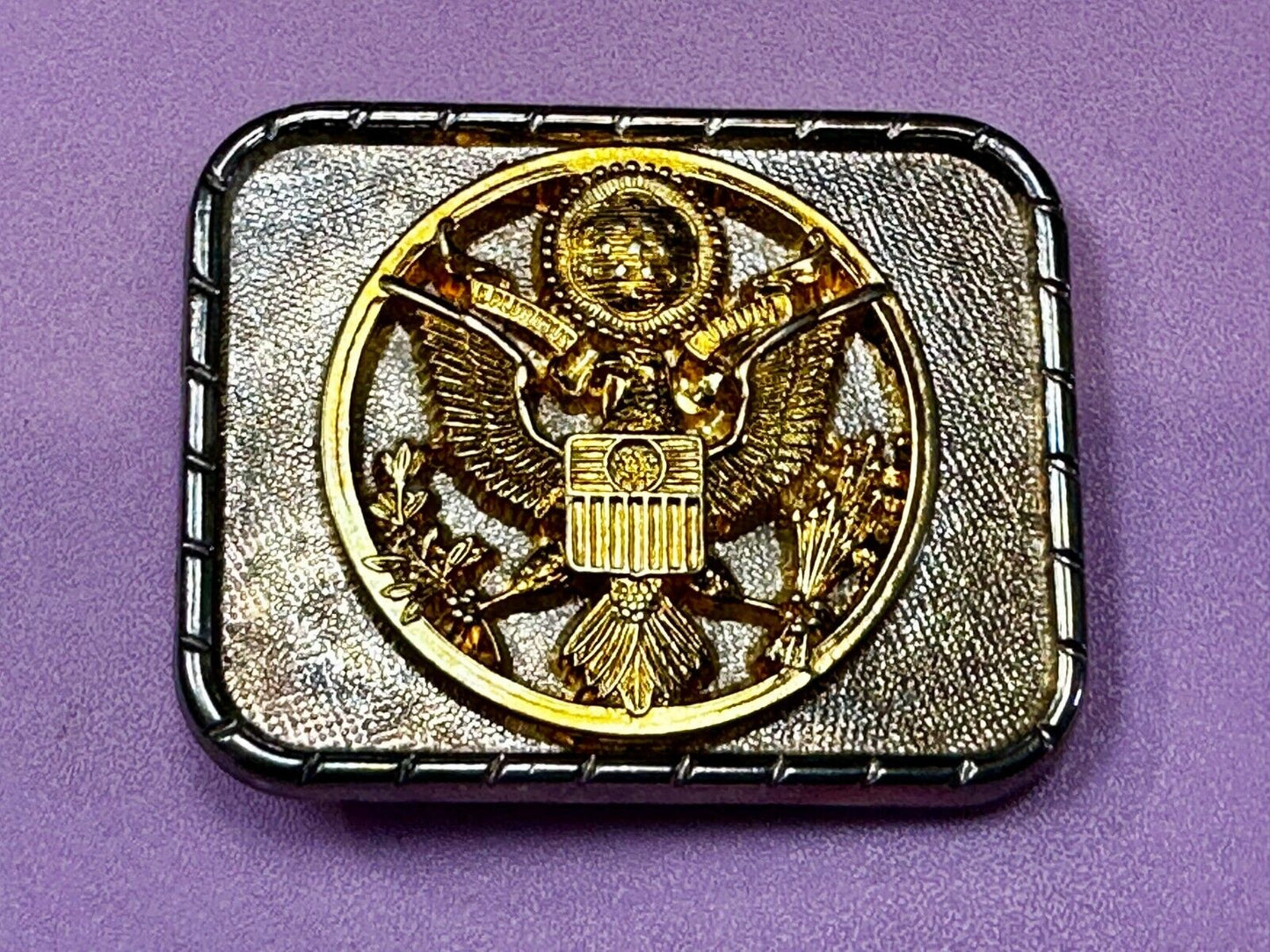 United States of America Great Seal Coat of Arms Patriotic Eagle Belt Buckle