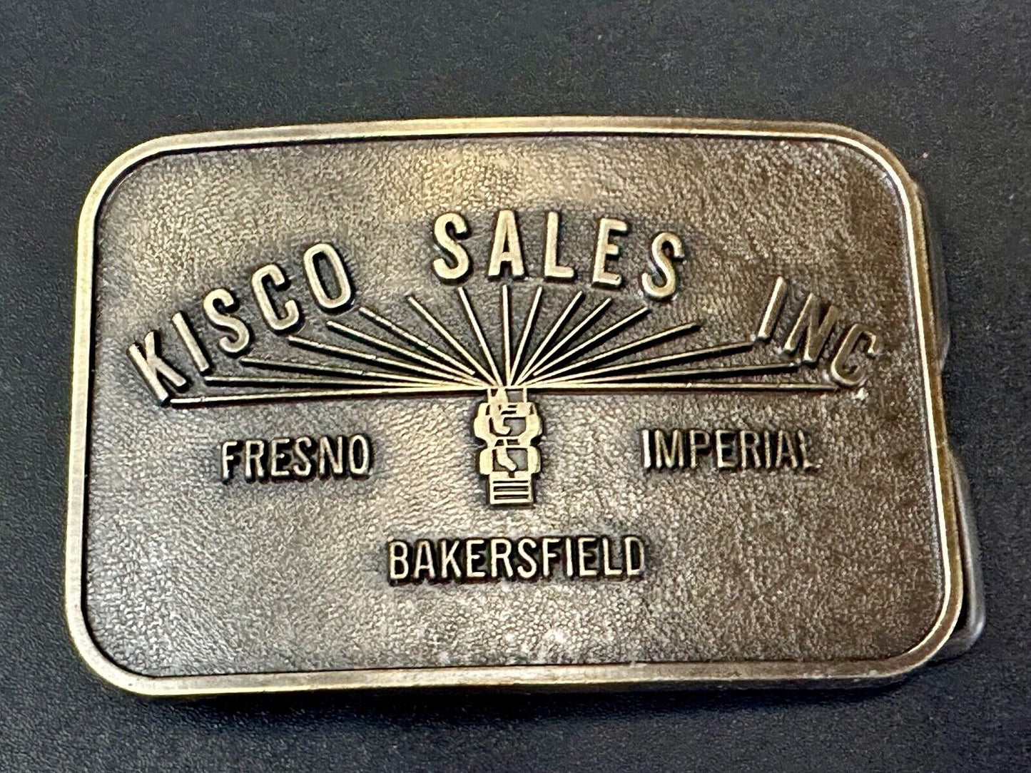 Cisco Sales Inc - California Co Fresno Bakersfield Imperial NOS Belt Buckle
