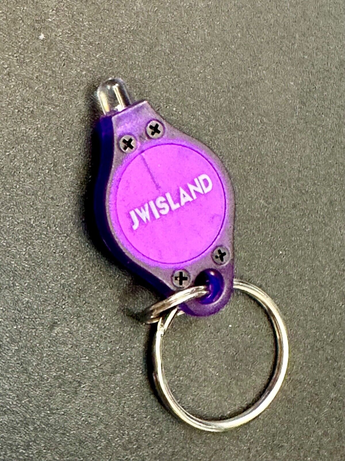 UV Mini LED Keychain Flashlight Black Light UV Lights Key Ring JWISLAND