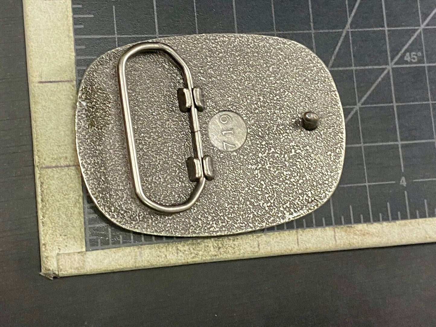719 Story Picture Belt Buckle   - Old Time Movie Stars