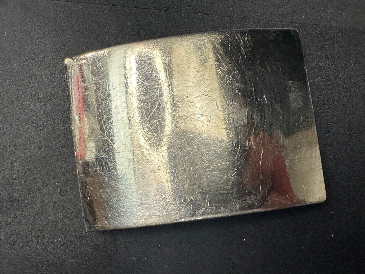 Unknown to me - Silver color belt slide / buckle for craft project or wear!