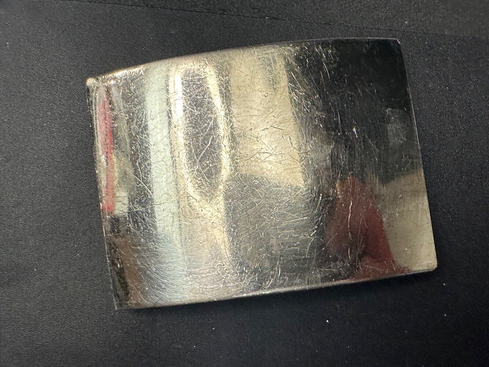 Unknown to me - Silver color belt slide / buckle for craft project or wear!