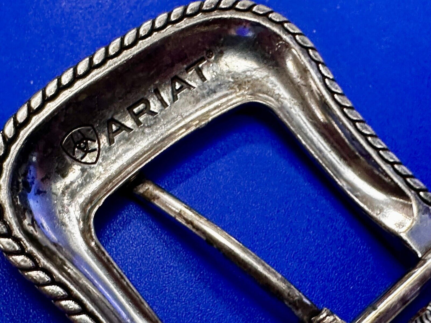 ARIAT Silver Belt Buckle A2108 Ranger Style Replacement Western Belt Buckle