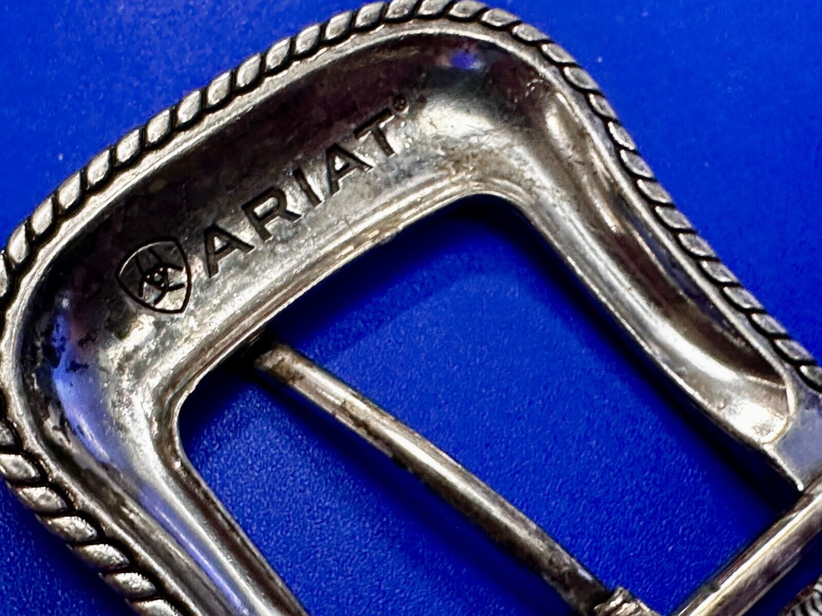 ARIAT Silver Belt Buckle A2108 Ranger Style Replacement Western Belt Buckle