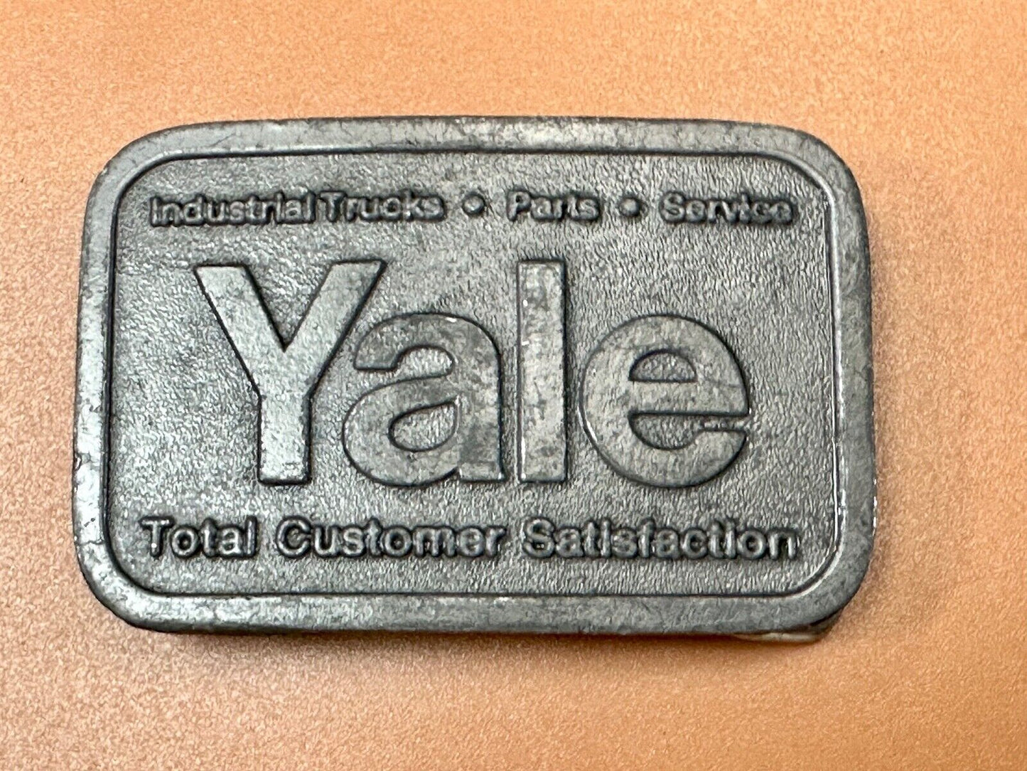 YALE Trucking Industrial Parts Service Total Customer Satisfaction belt buckle