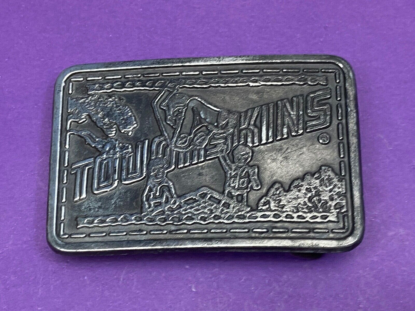 Unknown To Me! Touomskins Metal Rectangular Belt Buckle