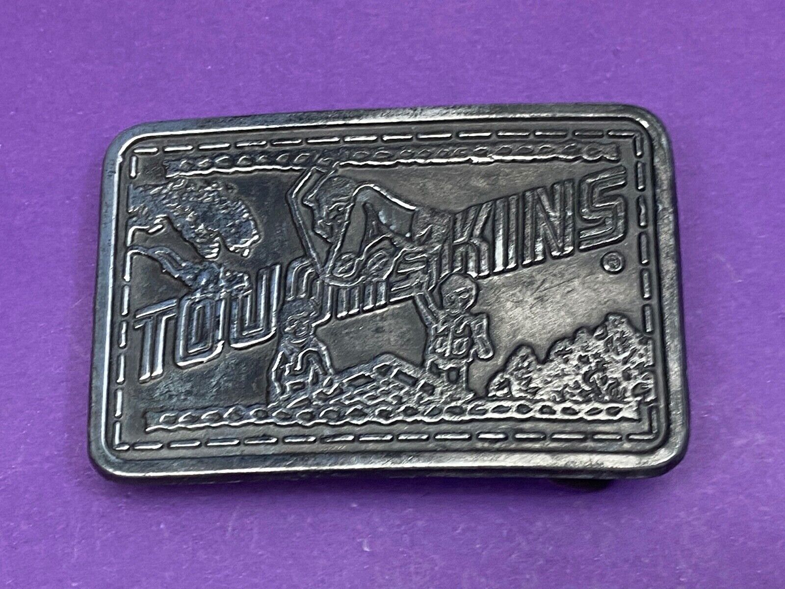 Unknown To Me! Touomskins Metal Rectangular Belt Buckle