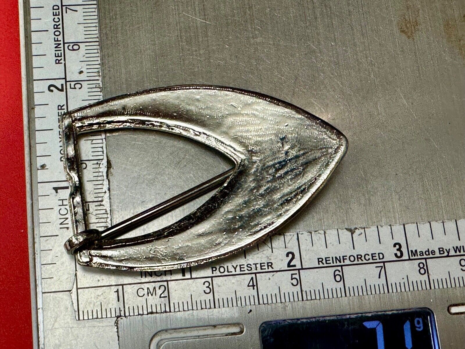 Vintage gold tone pointed Triangle Leaf theme replacement belt buckle