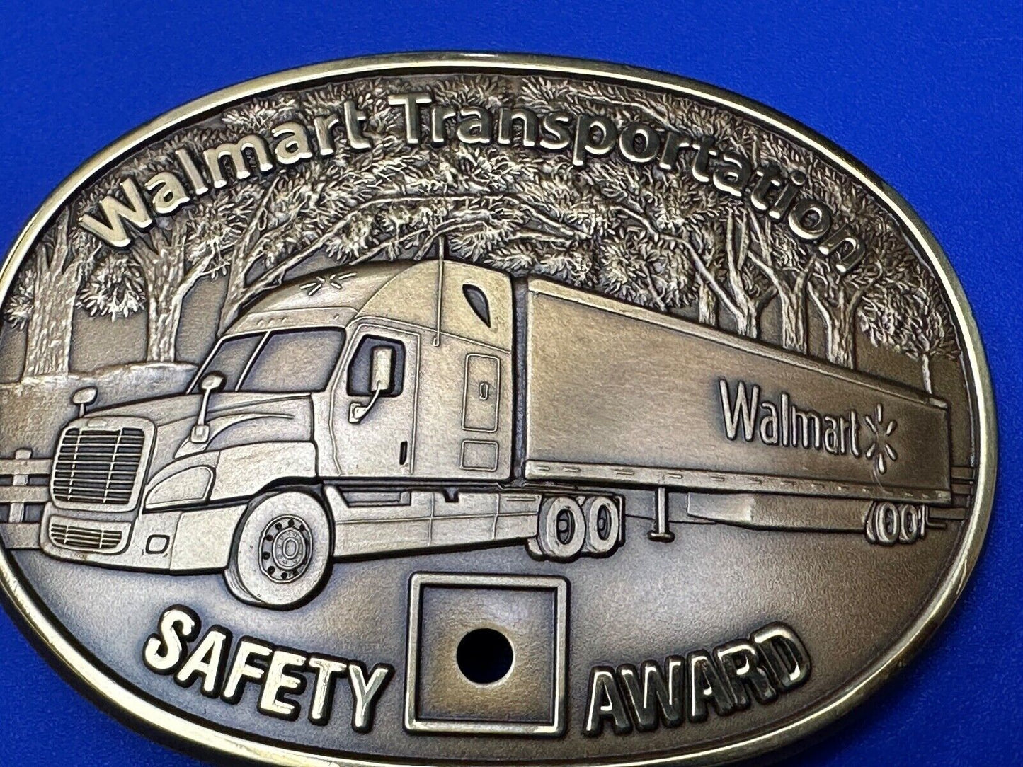 Through The Forrest Walmart Transportation Semi Drivers Safety Award Belt Buckle
