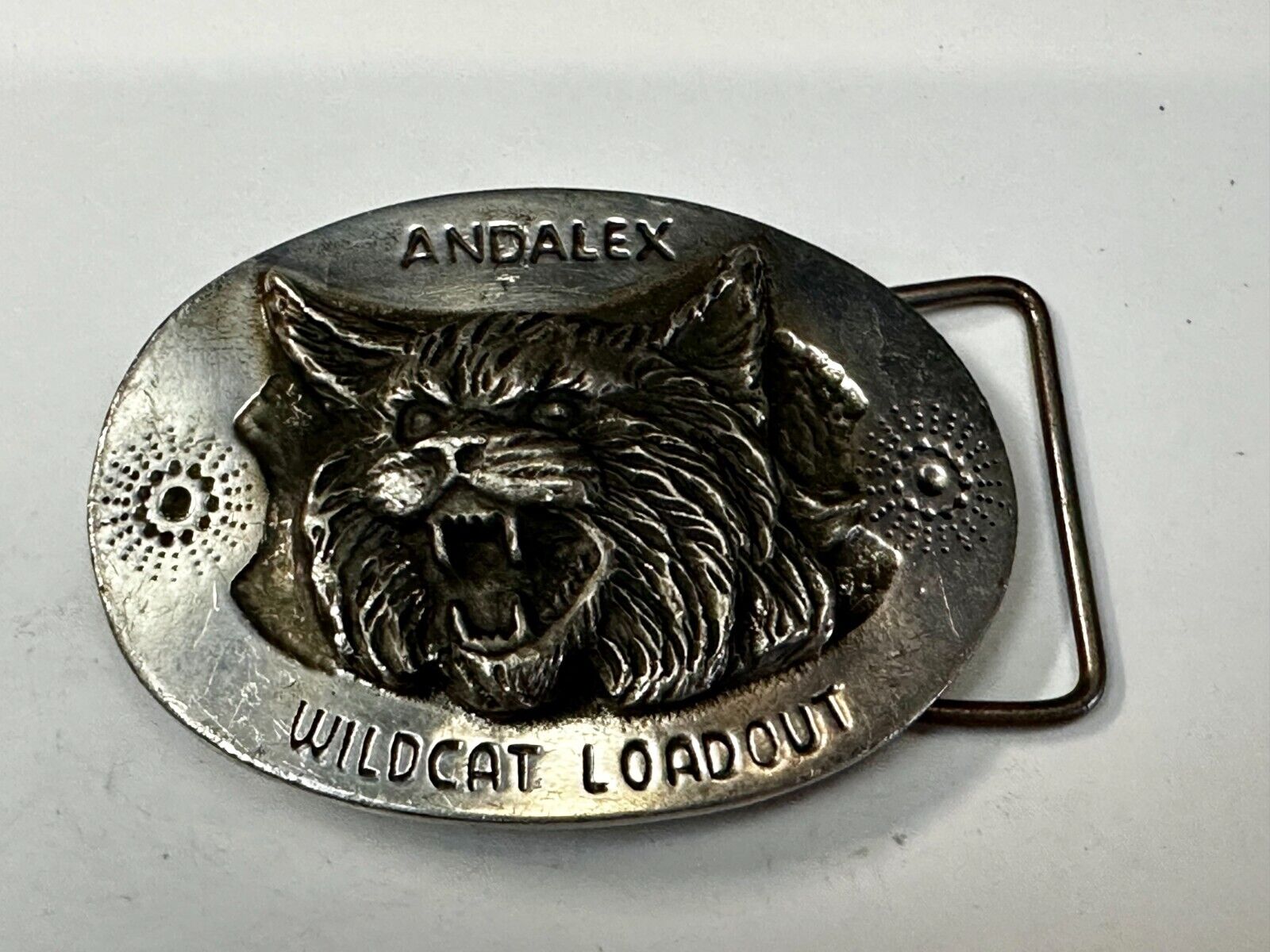 Andalex Wildcat Loadout Vintage Belt Buckle by Sculpture Artist Gary Frazen