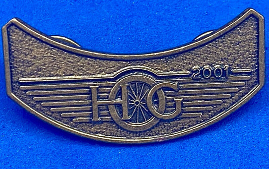 2001 Harley Davidson Motorcycles Hog Owners Group Jacket Vest Lapel Pin