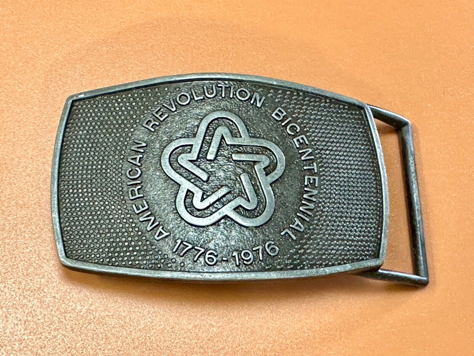 American Revolution Bicentennial Celebration Patriotic Vintage 1976 belt buckle