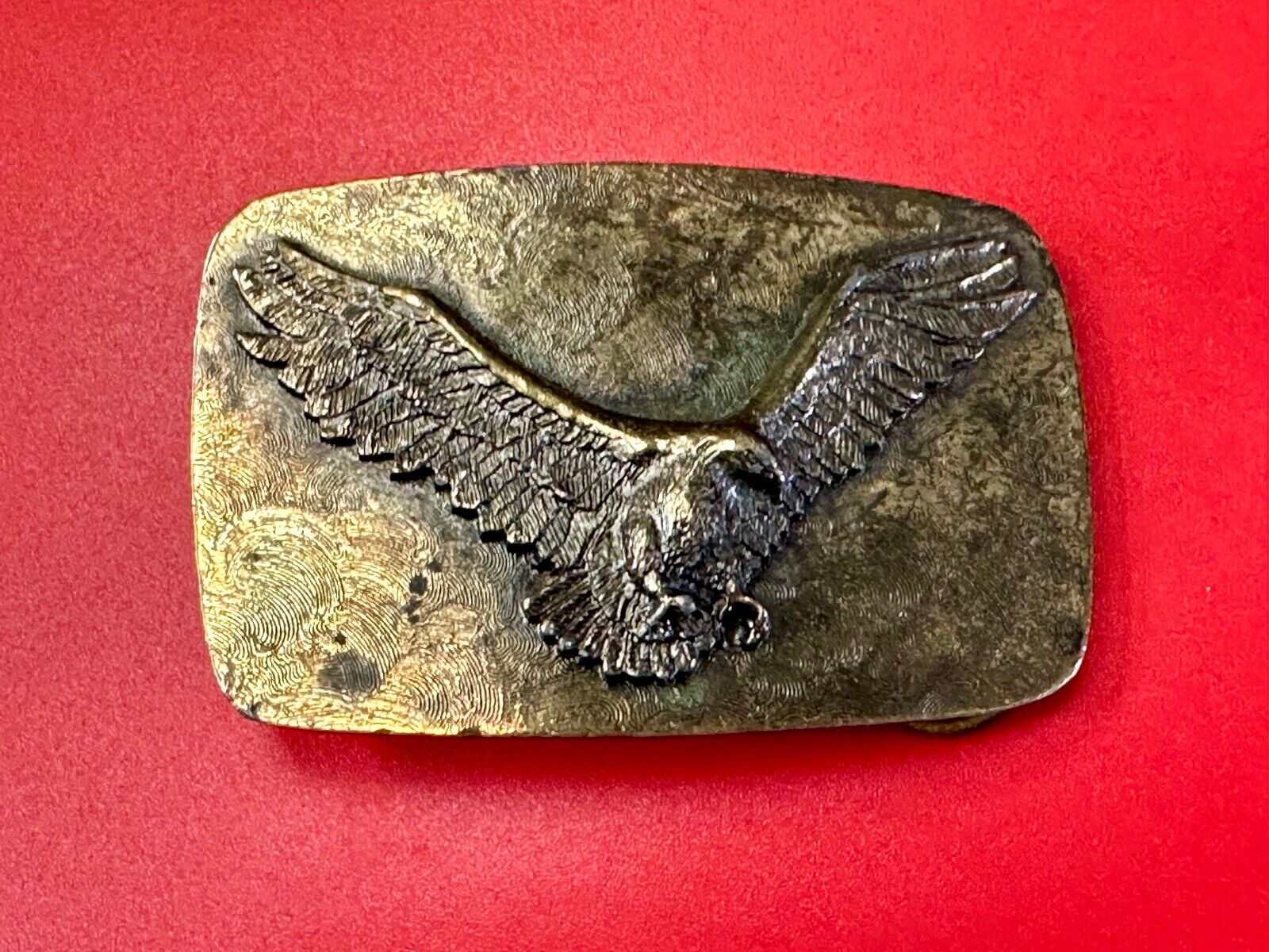 Majestic Patriotic EAGLE Vtg.  1981 The Great American belt buckle Commemorative