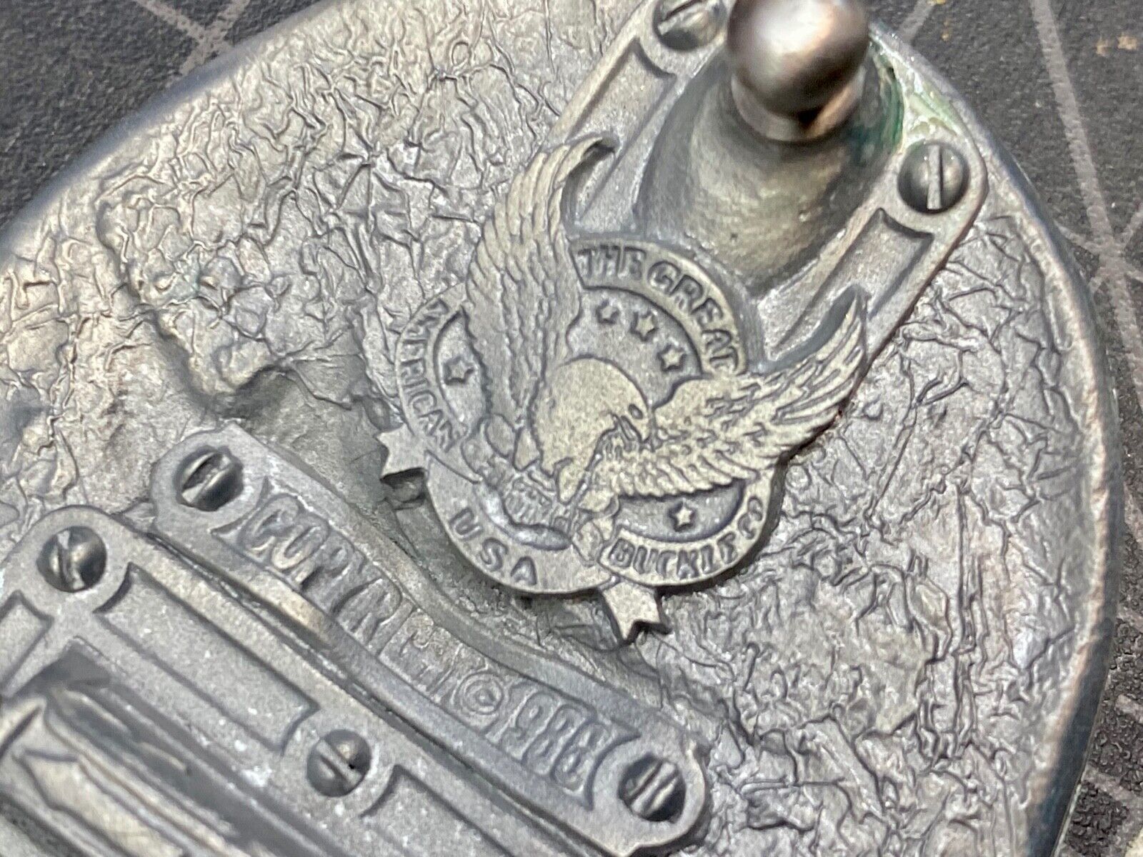 Vintage 1988 Deer  Great American Belt Buckle 
