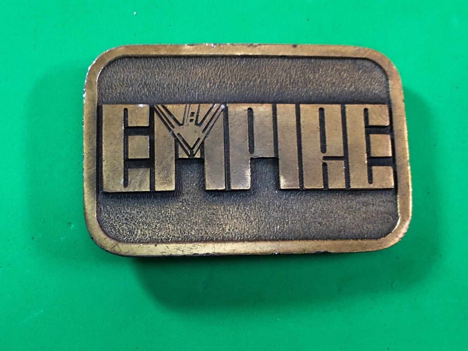 Vintage Empire Belt Buckle signed FEMA 1984 