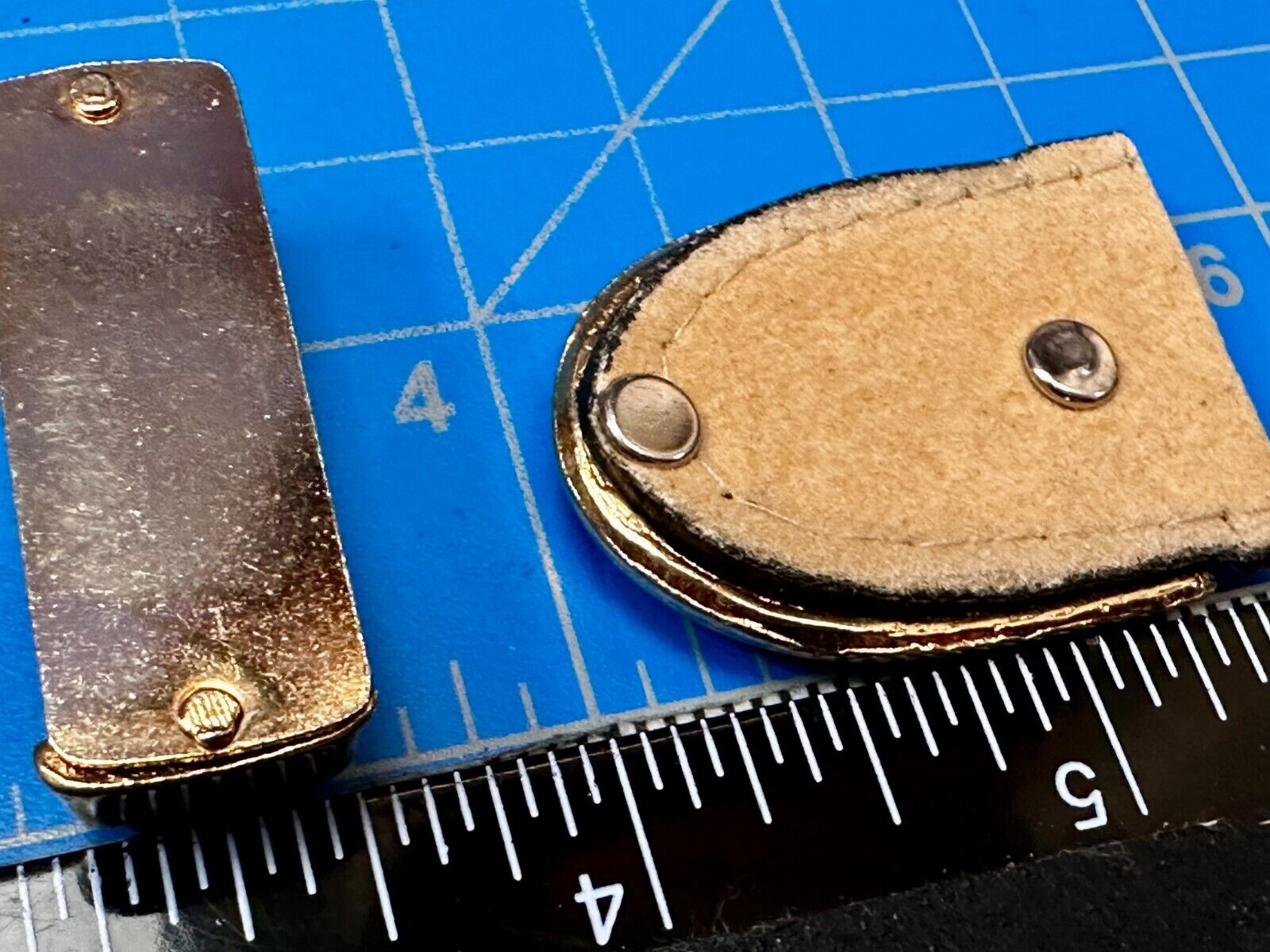 Three Piece Vintage Ranger Belt Buckle Set - Keeper & Tip Included