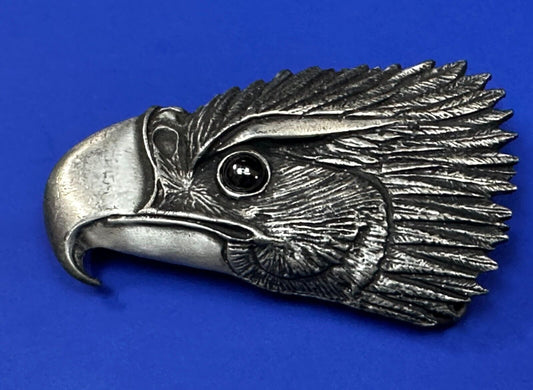 Vintage Eagles Head - Highly Detailed - Frederick Pewter Canada Belt Buckle