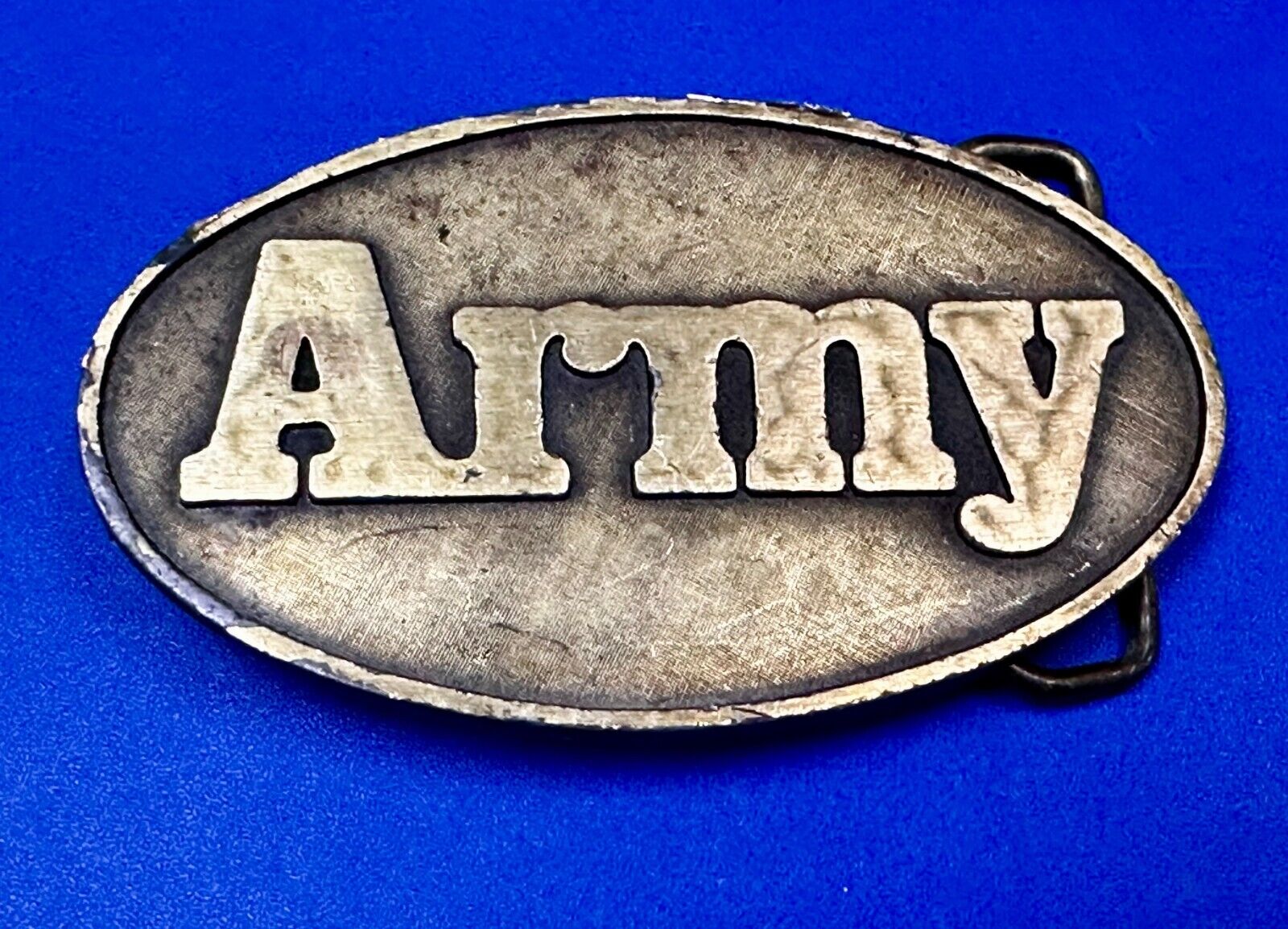 United States Us Army Recruitment Officers Award Vintage Belt Buckle